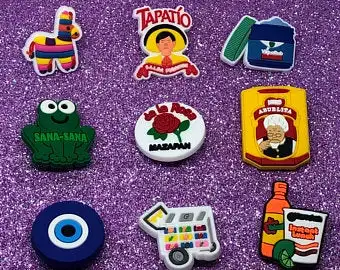 Wholesale Wholesale High Grade Soft PVC El Chavo y la Chilindrina Croc  Charms Mexican shoe Charms From m.
