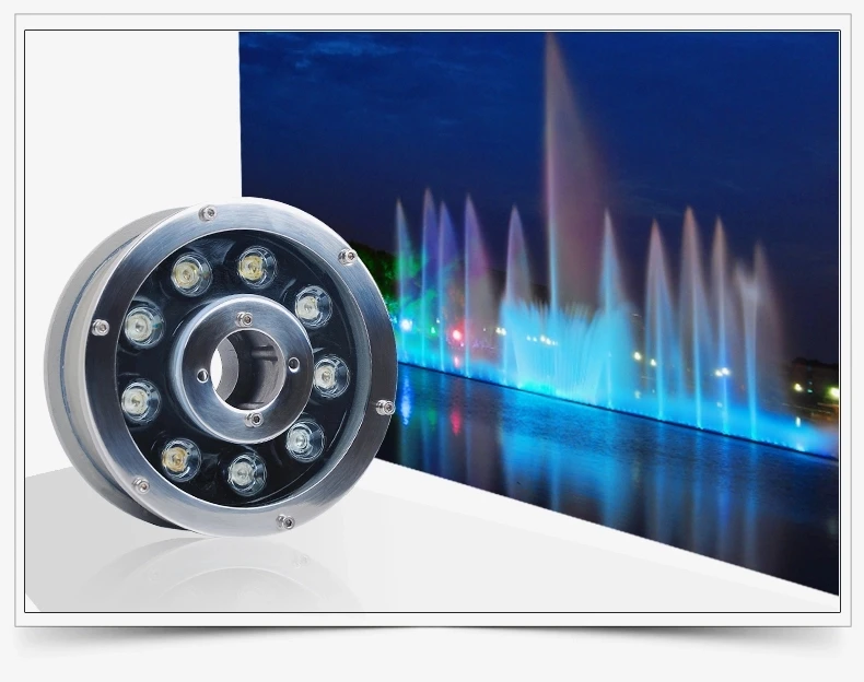 Best Price 12*3W 24V Stainless Steel LED Underwater Lamp for FouZILBains
