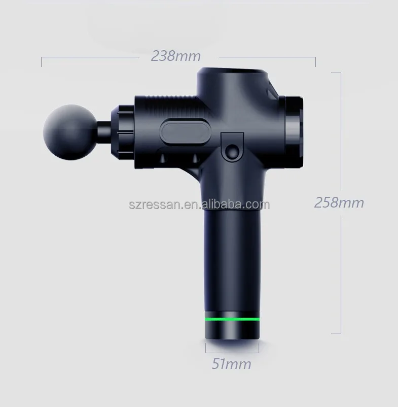 20/30 Speeds Pressure Sensor Body Gun Massager Private Label Cordless Deep Tissue Vibration Muscle Massage Gun