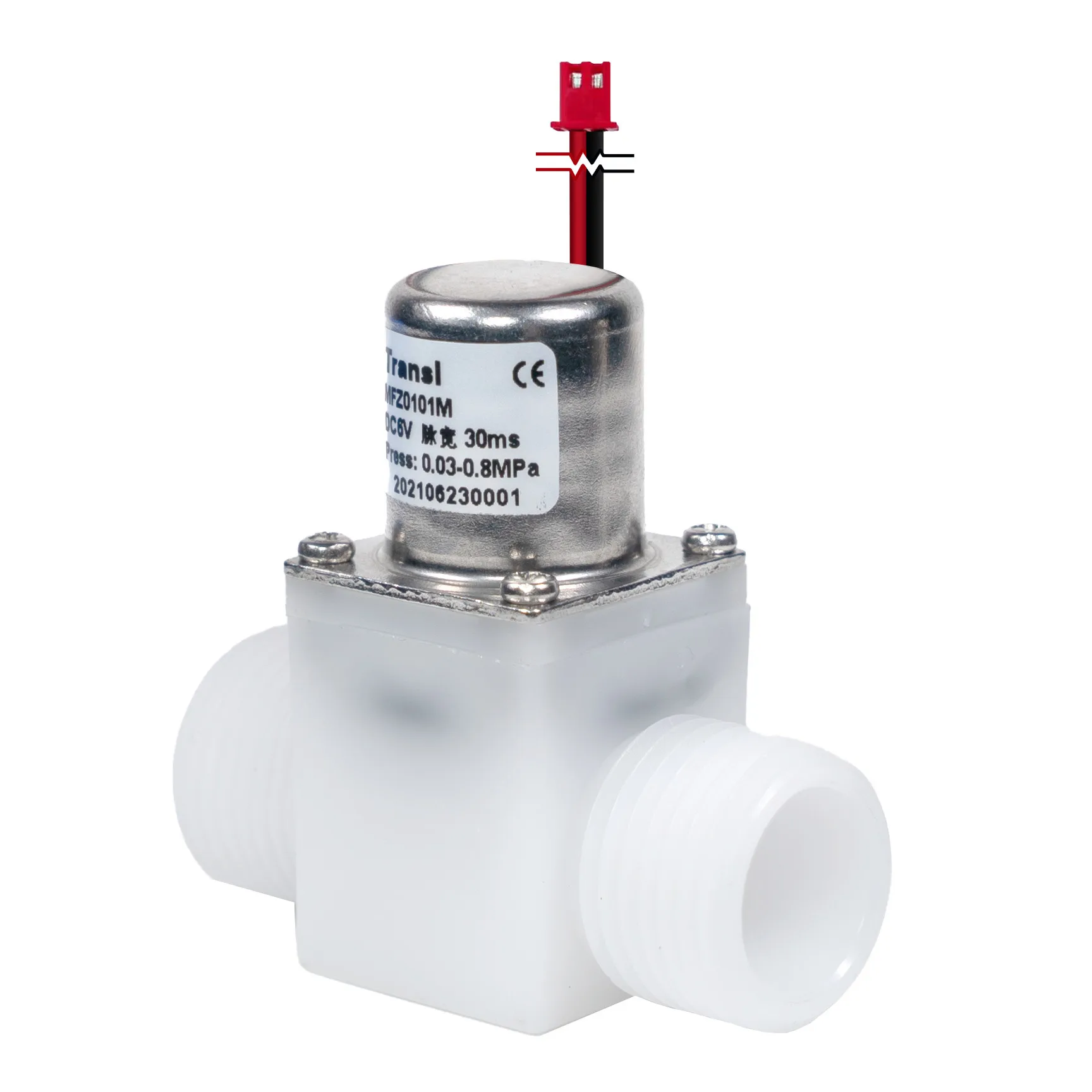 DC6V Stable Performance Water Solenoid Valve for Sensor Sanitary Ware and Garden Irrigation Solenoid Valve
