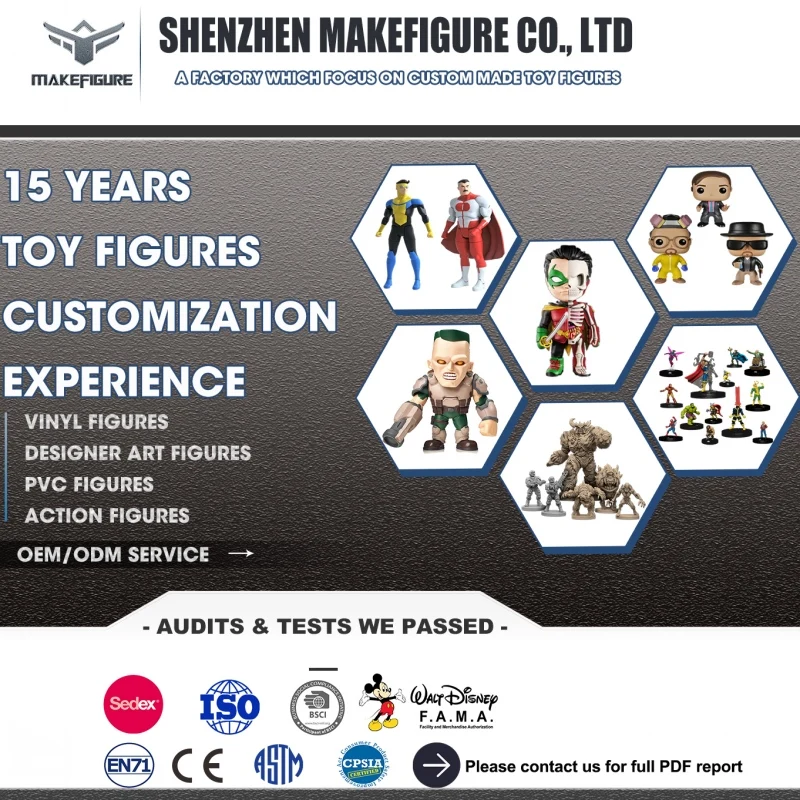 Custom 3D Movable Action Figure  and Making Collectible  Articulated Action Toys Figures Anime Game Man Collect Action Figure