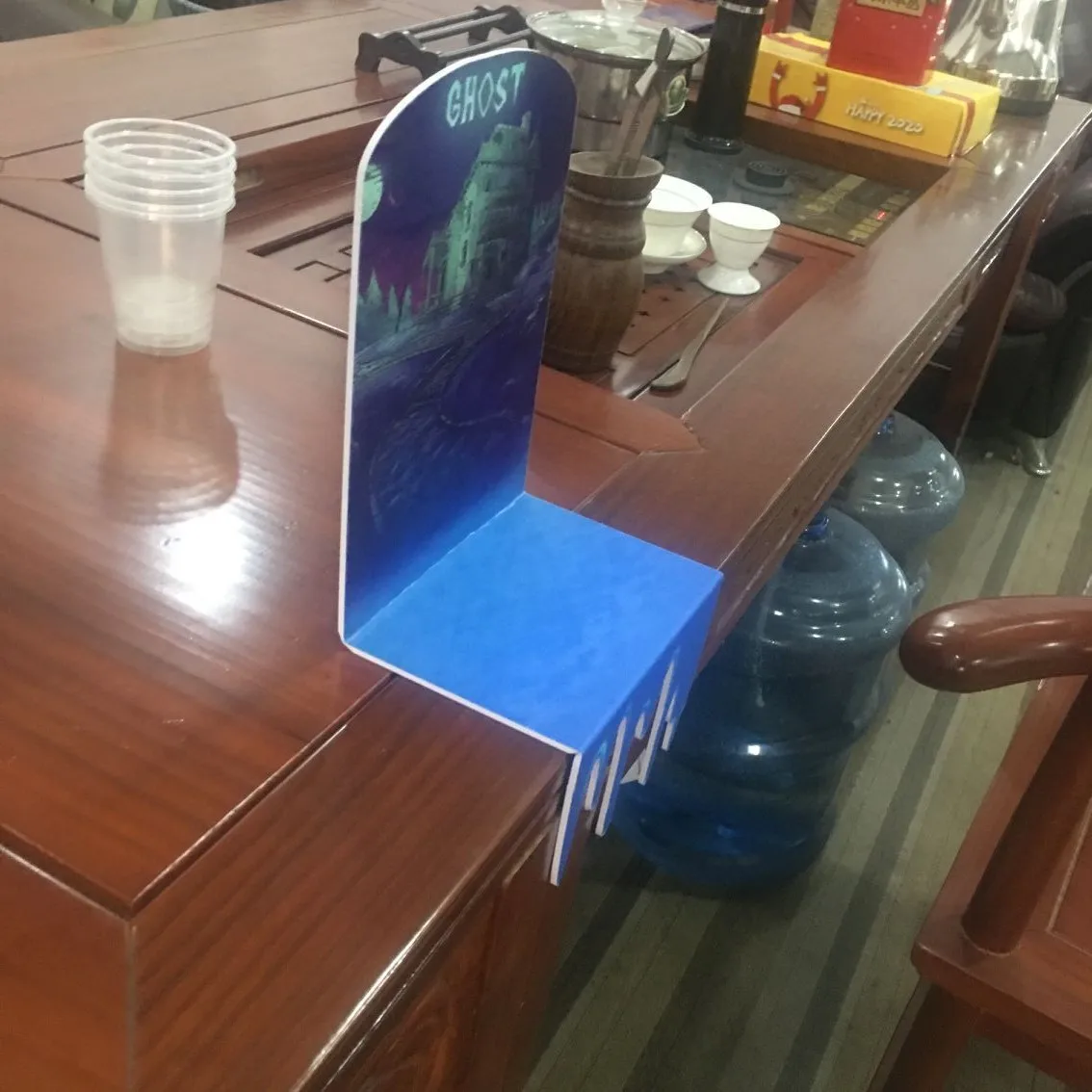 Tabletop L Shape Pvc Display Board