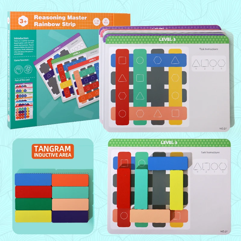 New Design Wooden Puzzle Blocks Children Education Brain Training Geometric Blocks Logical Thinking Block Game Toy