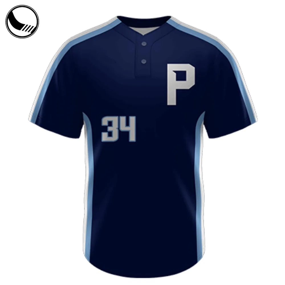 BETHERIVAL Custom Plain Pinstripe v Neck Men's Softball Jersey