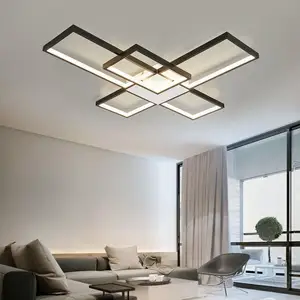 Modern square LED Ceiling Light for Indoor Living Room 37W 42W 99W 111W Decorative Ceiling Light