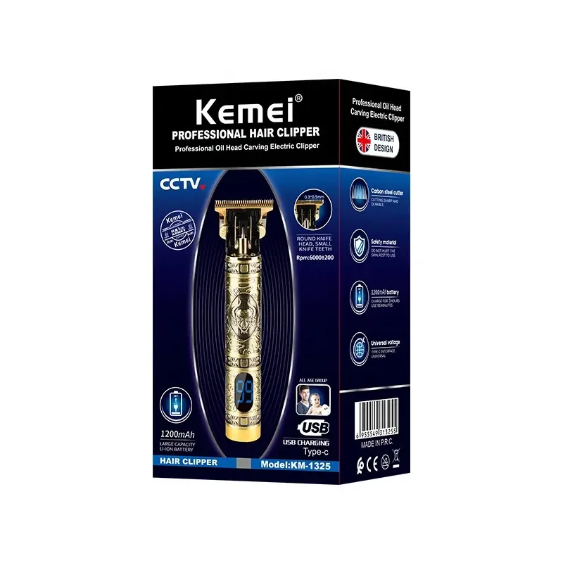 Usb Charging Hair Clipper Oil Head Head Shaver Engraving - Temu