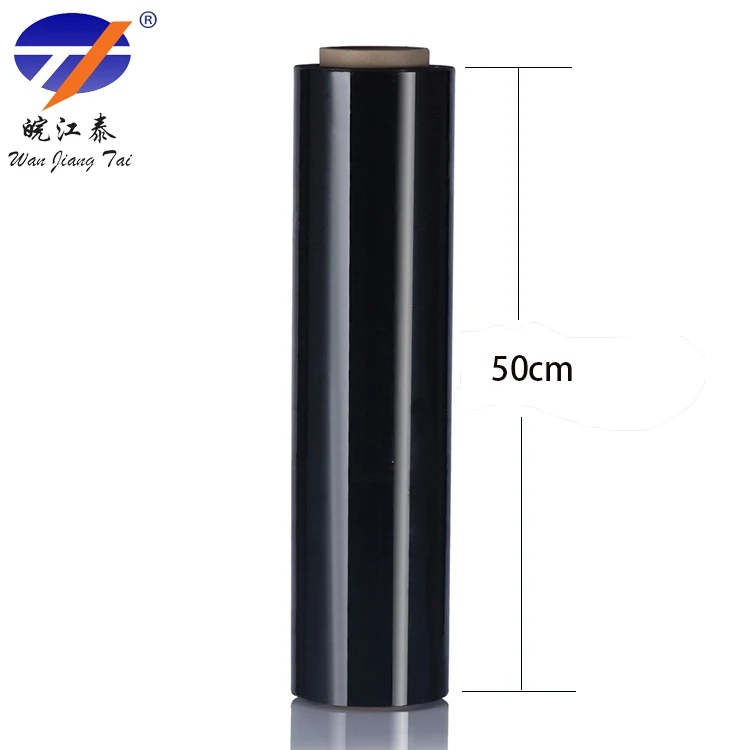 Hand Custom Wrap Shrink Stretch Carton Roll Wrap Adhesive Lldpe Roll Hand Film Pallet Wrap Industrial Lldpe Stretch Film