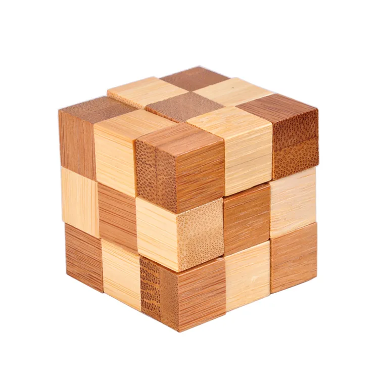 BSIRI 3-in-1 Holz-Puzzle-Set – Gehirn-Teaser & 3D-Puzzles Für Erwachsene & Kinder Ab 8 Jahren