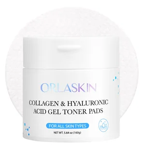 Wholesale Centella Collagen Gel Toner Pads Face Skincare Whitening Lightening Moisturising and Firming 160g