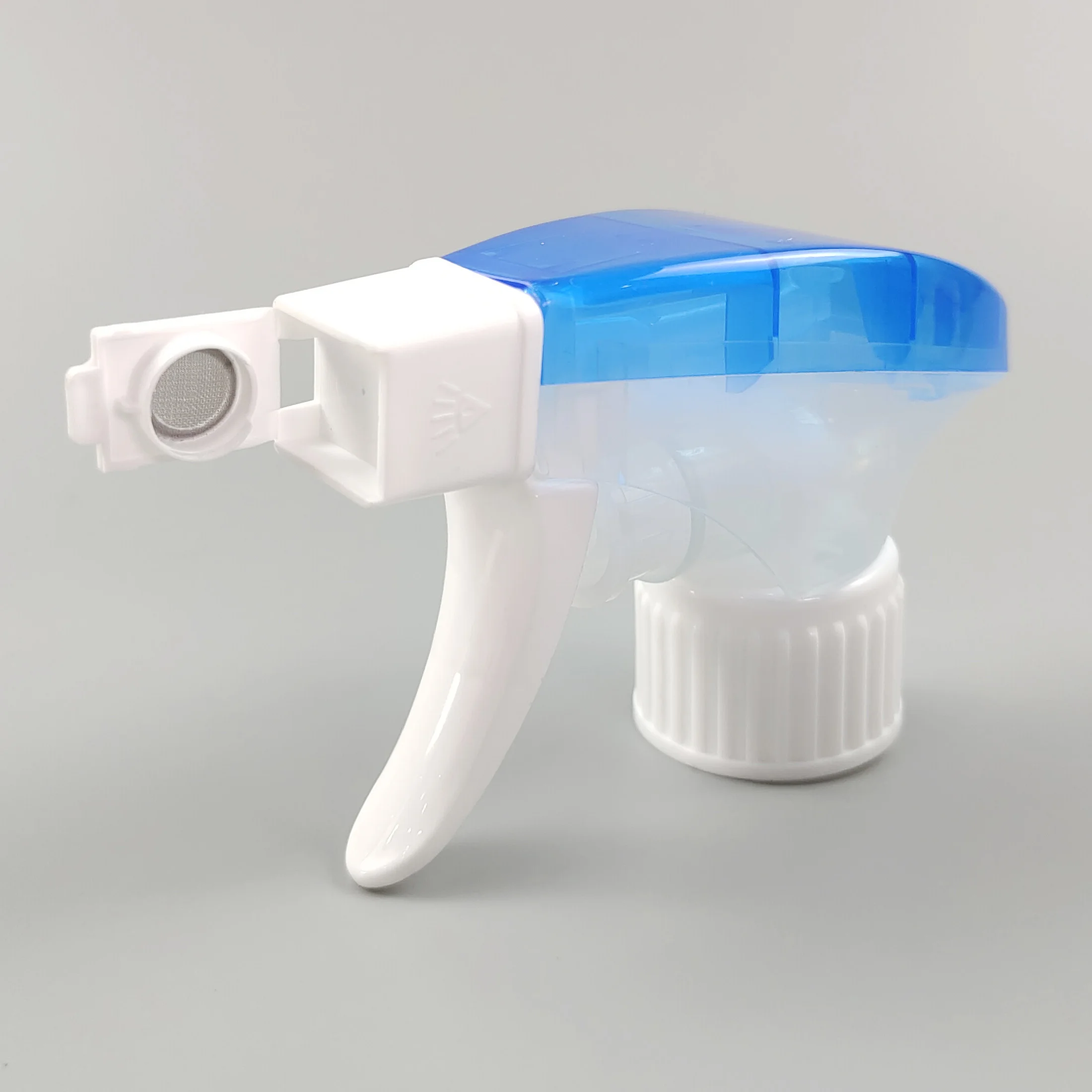 Flip Mesh Foam Nozzle Plastic Frosted Black Child-Proof Pump Sprayer 28/410 for Bottles Chemical Use