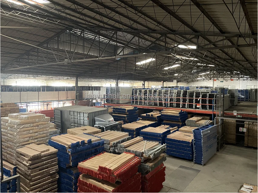 Heavy duty pallet racking metal 4 tier adjustable selective industrial warehouse storage racking factory