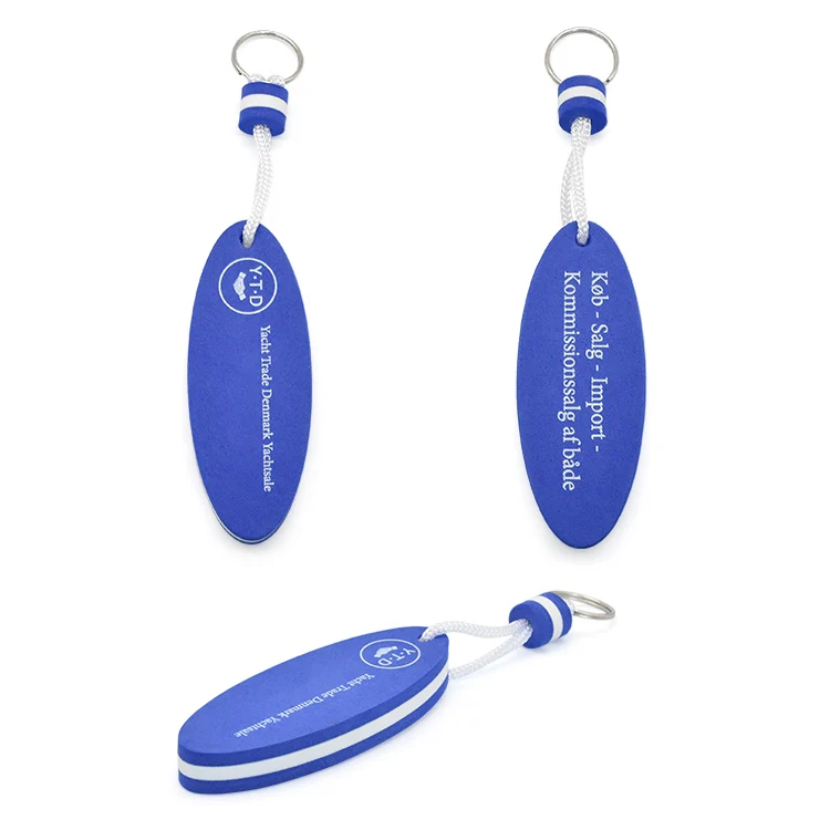 Custom Make Keychain Promotional Float Key Ring Eva Pu Foam Printed ...