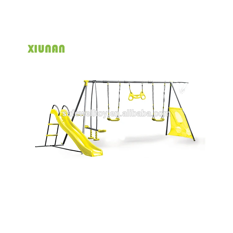 Wooden Swing Swing Slide Climb Function Swing Set Rebo Glide