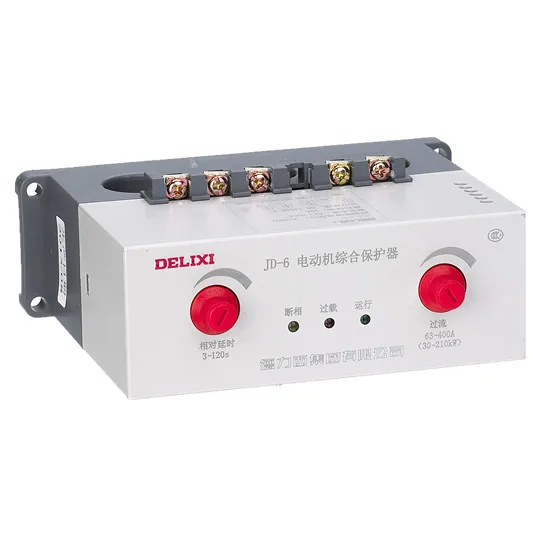 Delixi original JD-6 JD-6A Motor Protection Relay 220V 380V 63A 100A 150A 200A 250A 400A 500A Integrated Motor Protector