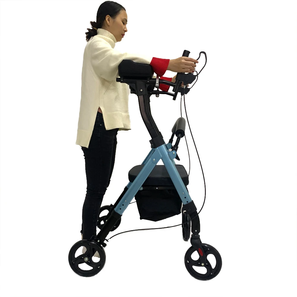 Wholesale Heavy Duty Walkers-500 Lbs Capacity Arm Pad Walker Rollator ...