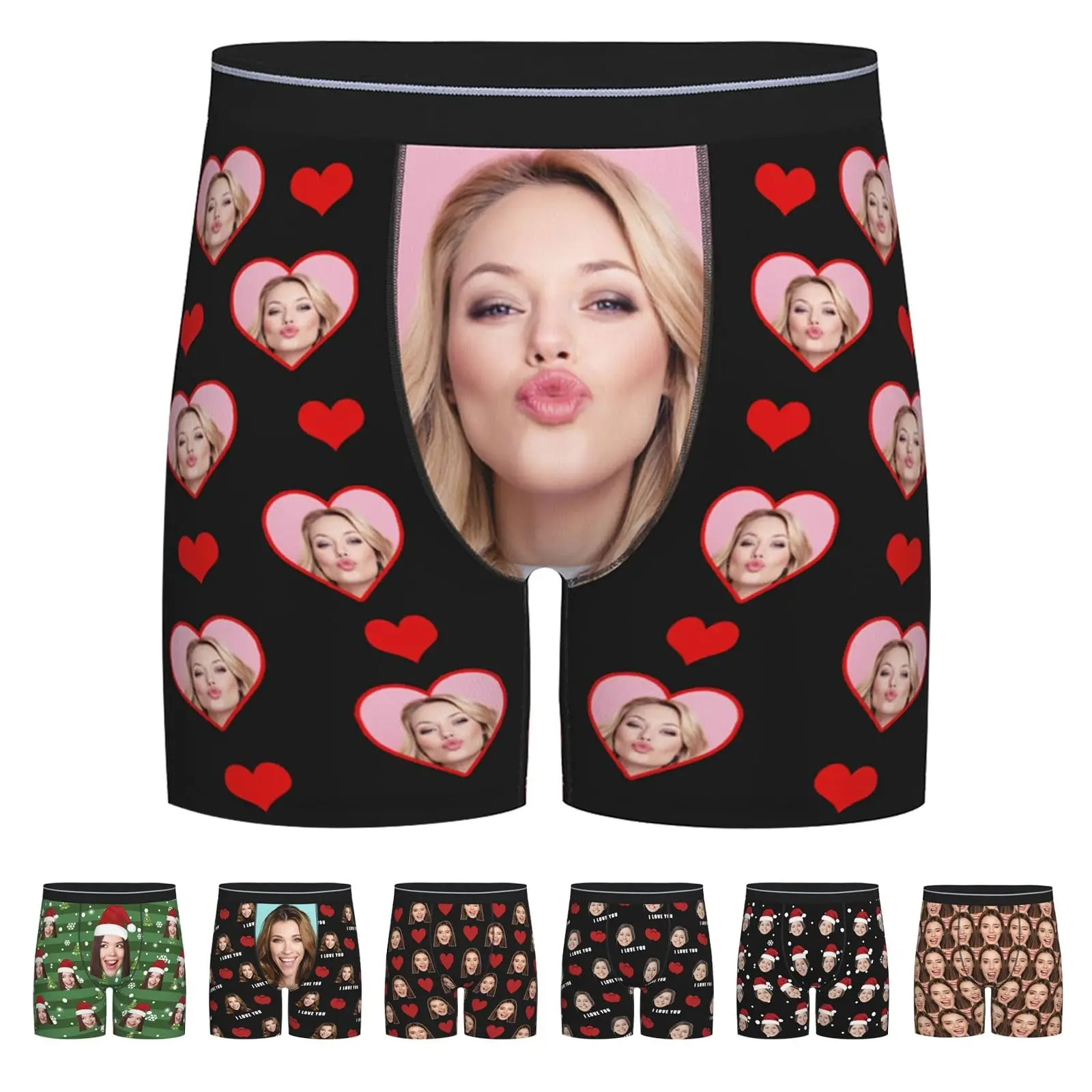 Wholesale High Quality Custom Underwear Men With logo Personalized Picture Funny Design Printed Boxer Briefs Shorts De Hombre