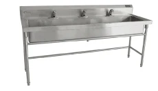 Slaughterhouses and meat processing plants washbasin sink sterilizers boot washers