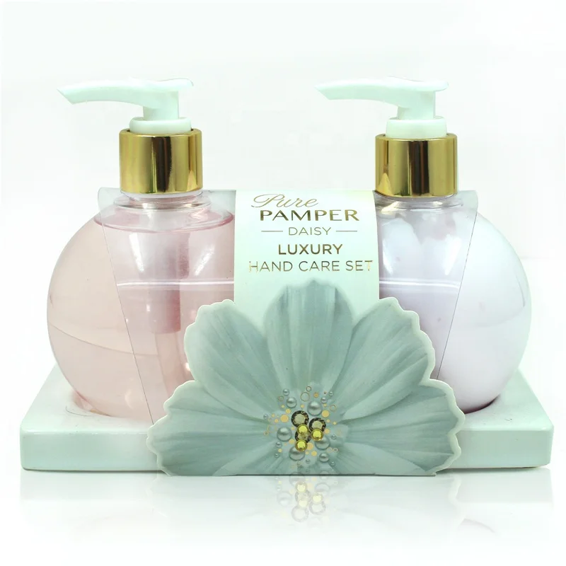 Горячая продажа безделушка бутылка осторожно уход за руками жидкая стирка и лосьон для рук в керамической
