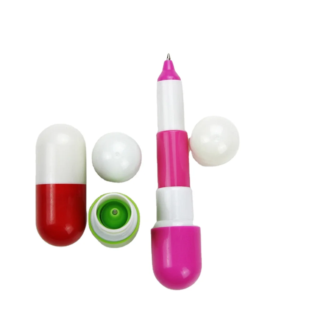 Cute Ballpoint Pen in Vitamin Shape - Promotional Novelty