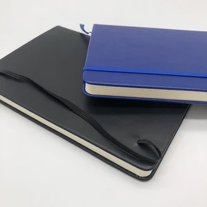 Custom Printed A5 PU Planner Notebook with Fabric Cover Thread Sewing Binding Power Bank Holder Leather Journal with Hardcover