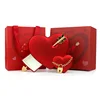 Serrure d'amour rouge