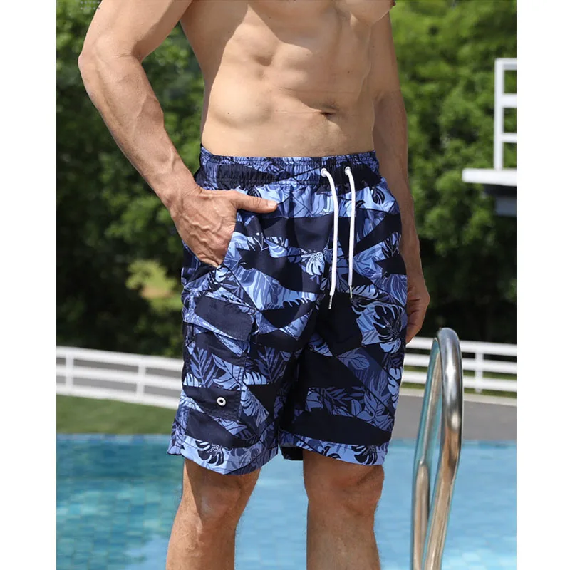 Wholesale quick dry mesh lining board shorts digital printed mens custom Swim trunks