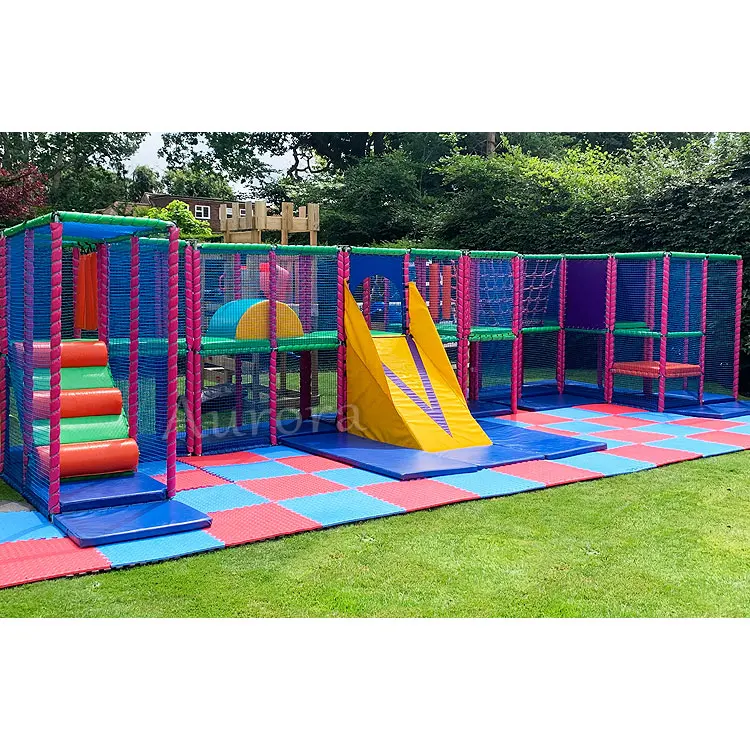 Commercial Kids Party Rental Equipment Climbing Playground Portable