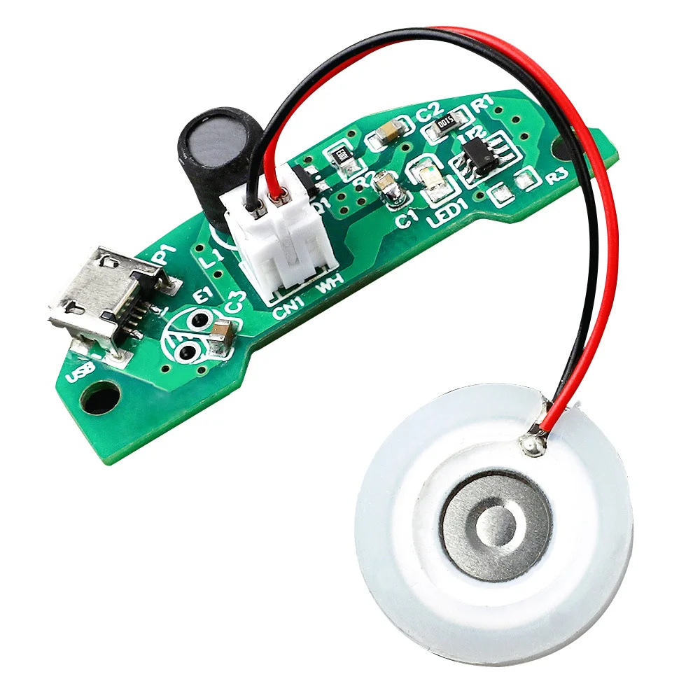Módulo Atomizador Ultrasónico Para Humidificador DIY - Funciona A 5V DC, 2W, Sin Interruptor - Para Proyectos De Bricolaje
