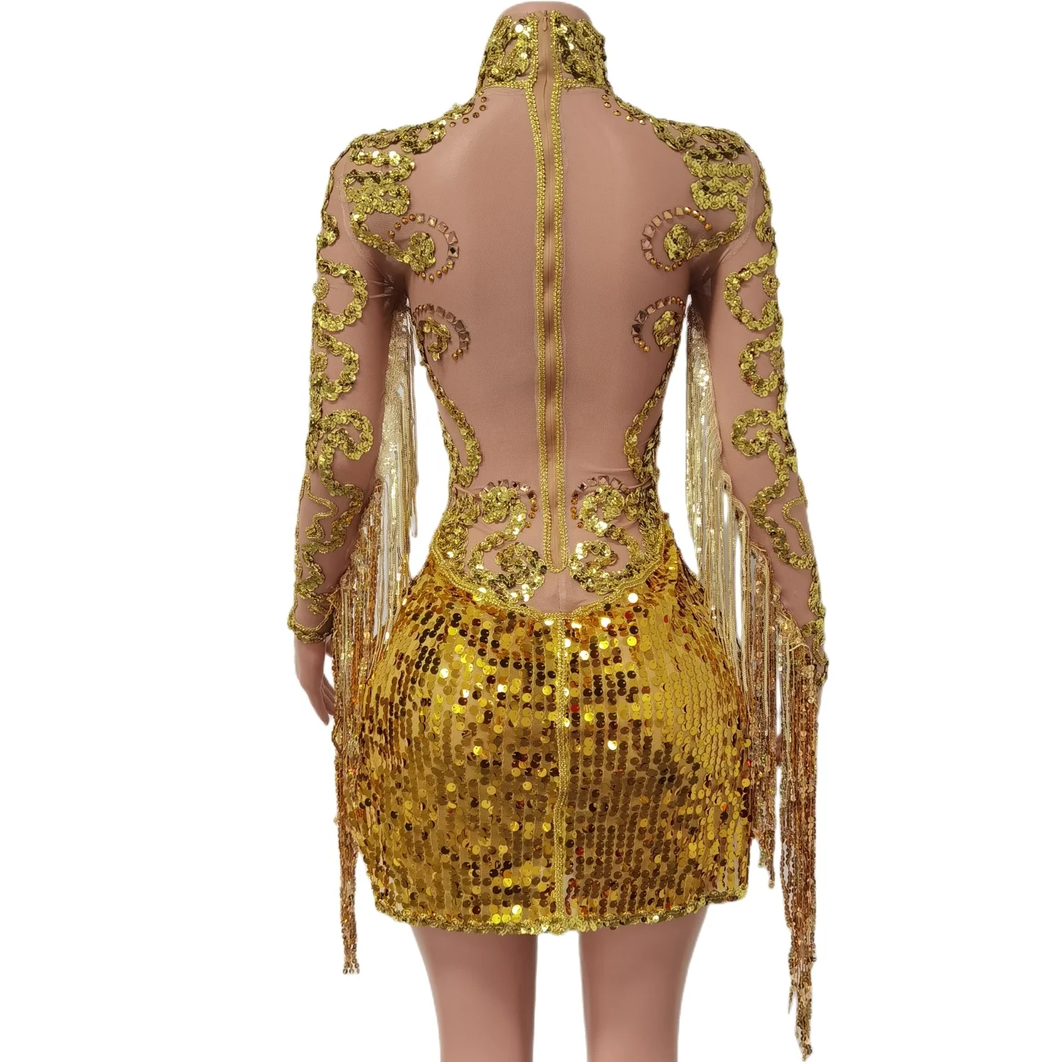 slim fit dress slacks Western Gold Sequin Cowgirl Costume, Festival Sequin Pants Set, Bachel   Gypsy Tale