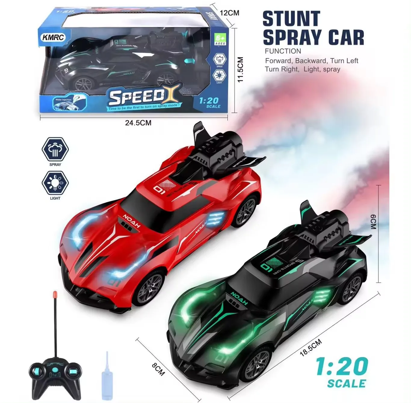 2.4 GHz 1:20 Scale Remote Control Car Toy Radio Control Drift Speedy Race Car Diy Rc Car Kit for Boys Girls