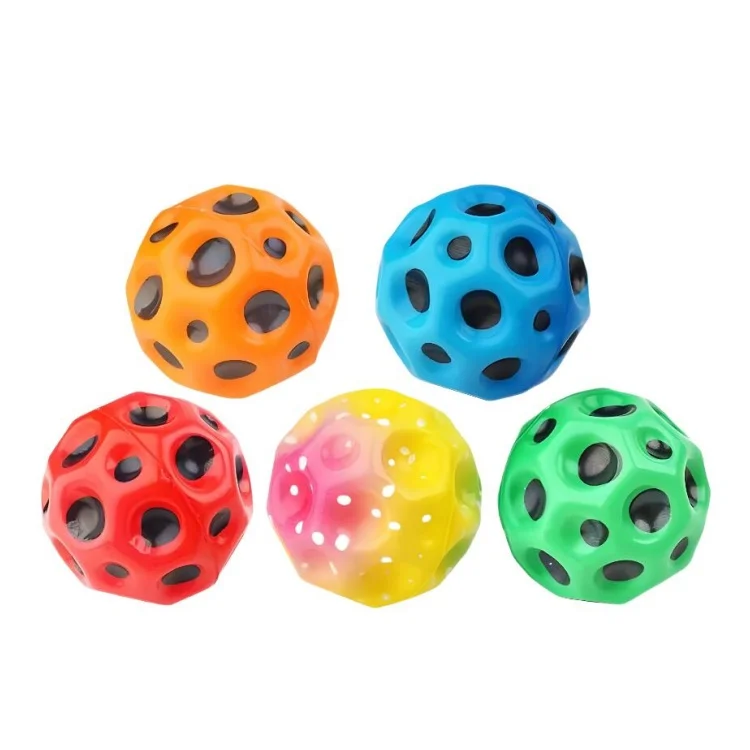 4 Pièces Balles Rebondissantes Enfant, Balle Spatiale, Balle De Rebond