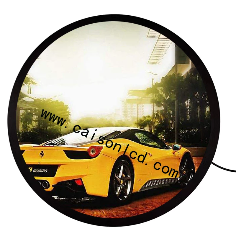 BOE 23.6 inch round display DV236FBM-N00 1280x1280 brightness 1500 cd/m2 lcd panel shopping mall Coffee  digital signage