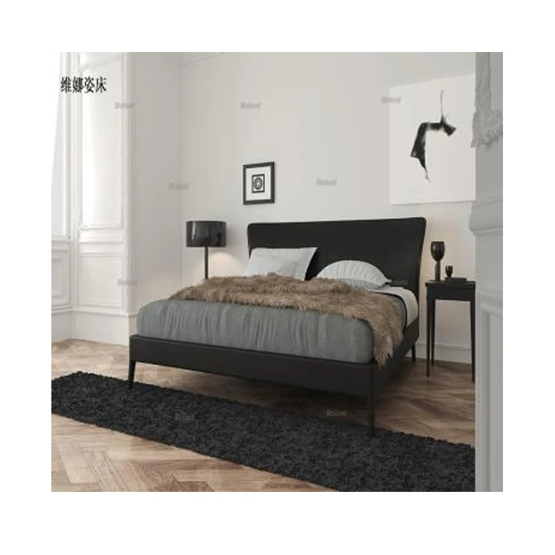 Современная роскошная дизайнерская итальянская мебель для спальни большие кровати двойная мягкая кровать