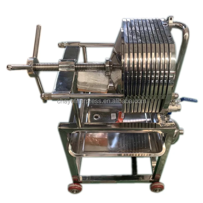 Multi Layer Filter Press Machine with Stainless Steel for Syrup Filter