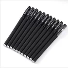 Hot selling 0.5mm frosted carbon gel pen student office supplies promotional gel pen custom logo gel ink pen