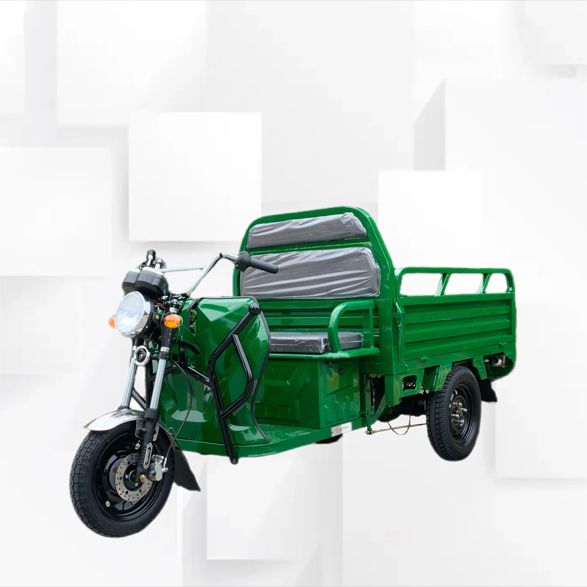 2 Seat Electric Tricycle Adults Conversion Kit Rikshaw Battery Bike ...