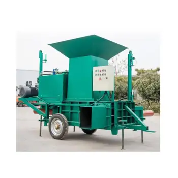 Stationary Machinery Hydraulic Horizontal Silage Square Hay Baler Can Be Used For Farm Baling