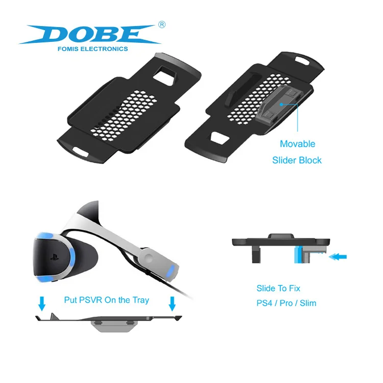 Оригинальная вертикальная подставка DOBE для зарядки PS4/Slim/Pro игровая консоль PS move VR игровые