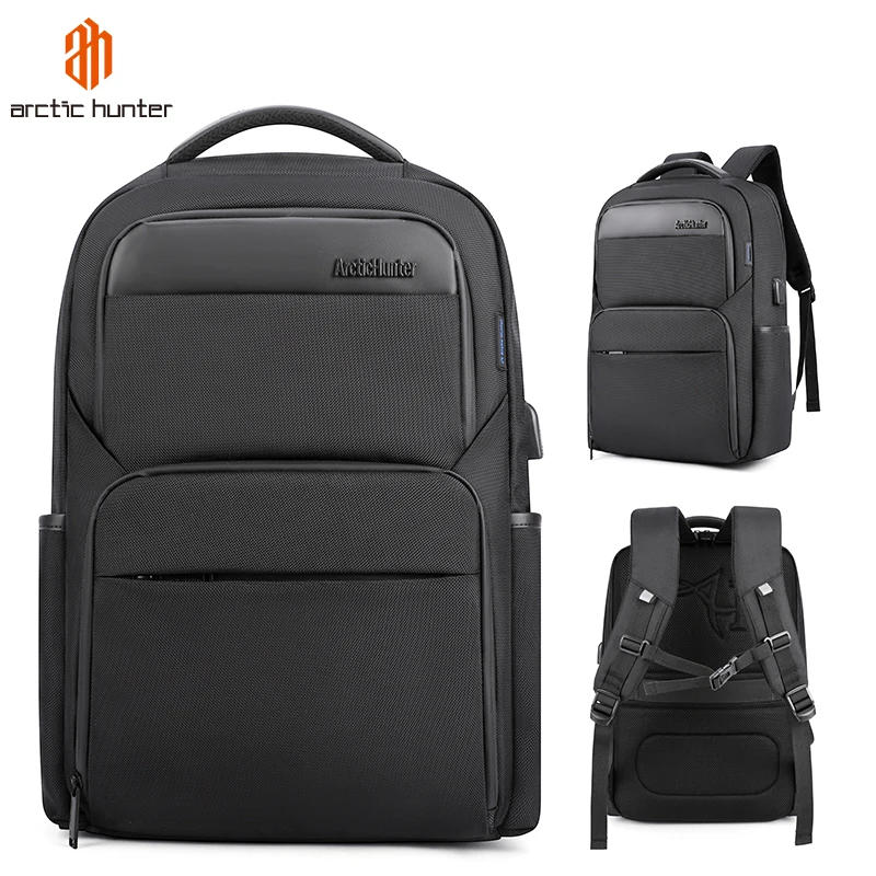 arctic hunter anti-theft 15.6 laptop backpack Inch For Men, Lightweight Water-res Hoteonlife Side umbrella/water bottle pocket Arctic Hunter B00554 Water Resistant