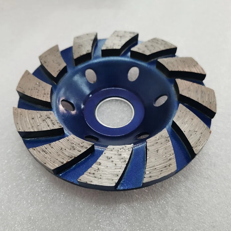 Турбо алмазная шлифовальная чашка круги для бетона