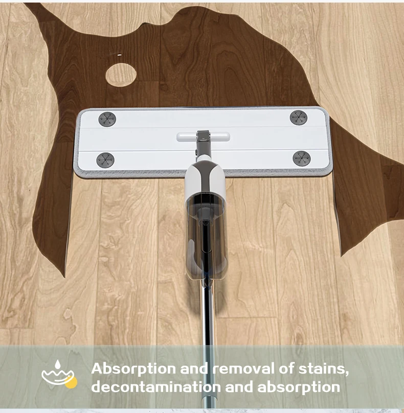 Automatic Water Spray Mop with Disposable Pads Non-woven Fabric Wipes for Floor Cleaning Mops