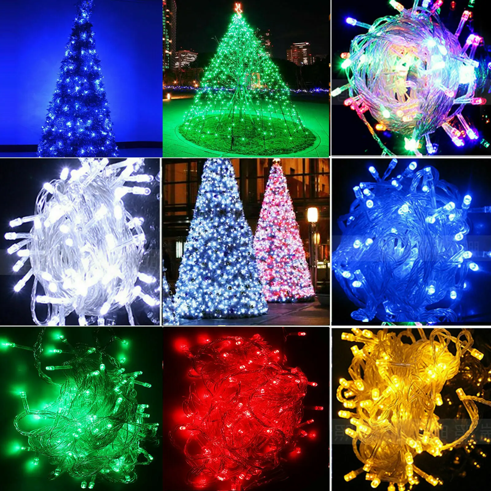 Led Fairy Lights Battery Wire Wedding Party Decorations Muti-color Led ...
