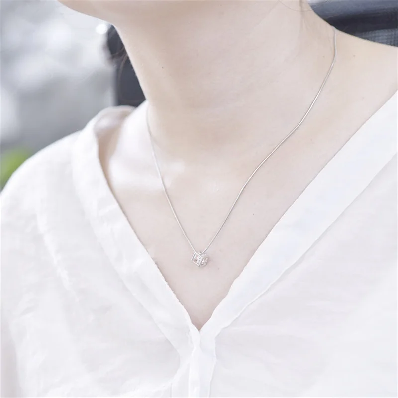 HMOIS pendant charm 18K sterling gold plated 1.0ct fashion jewelry moissanite gemstone pendants for bracelet making
