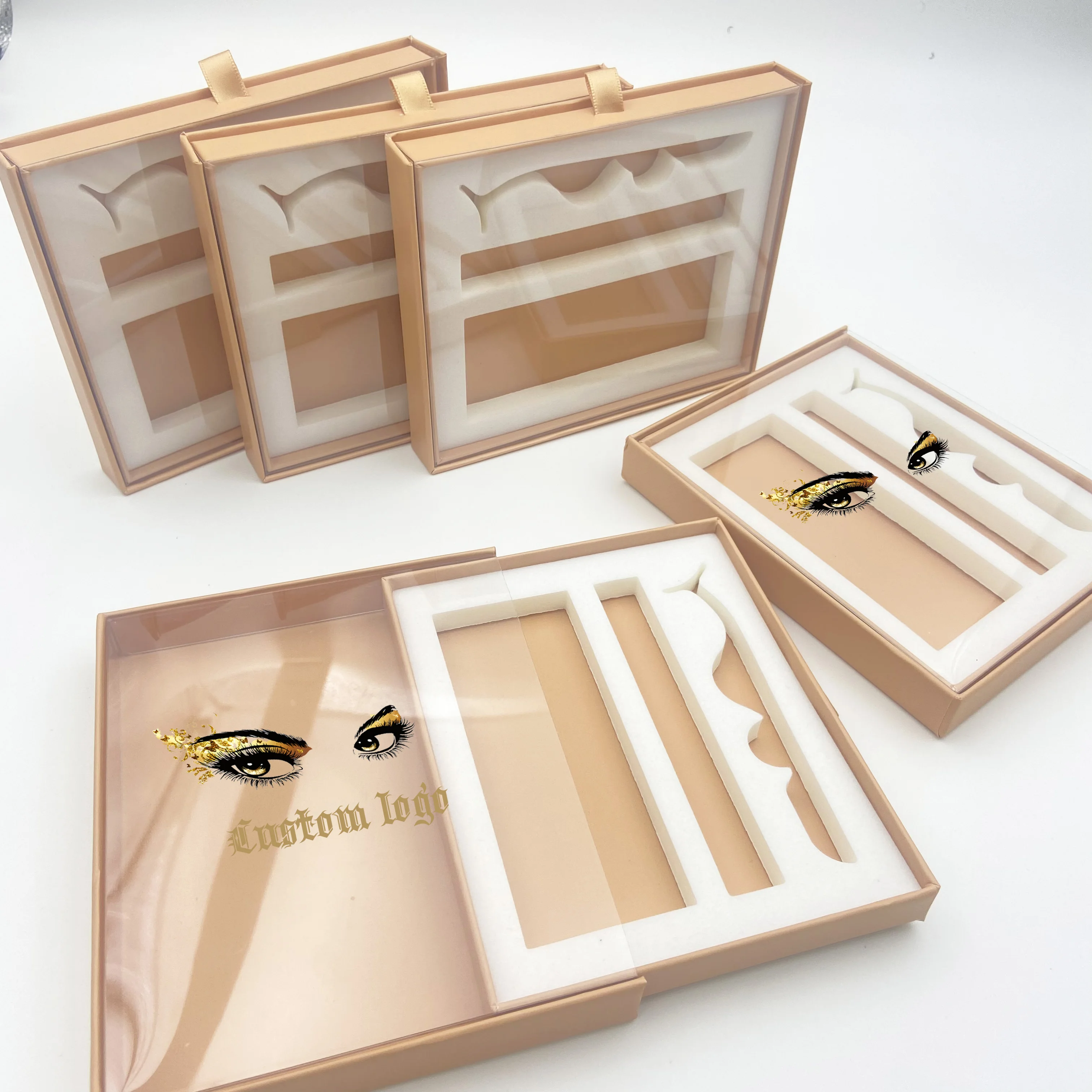 Private Label Eyelash Tool Set Custom Glue Tweezers 3d Mink Lash Box ...
