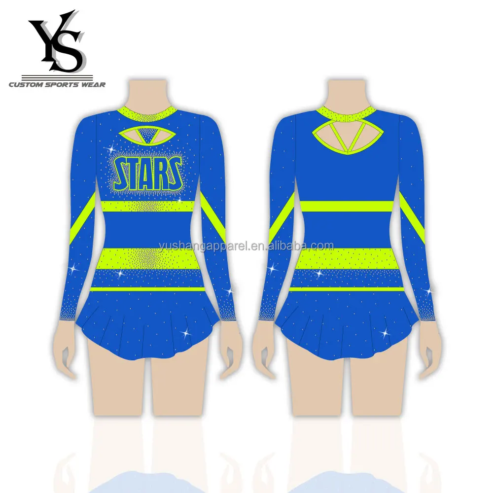 Cheerleading Uniforms Lady Sublimation Cheer All Star Uniform With Ab