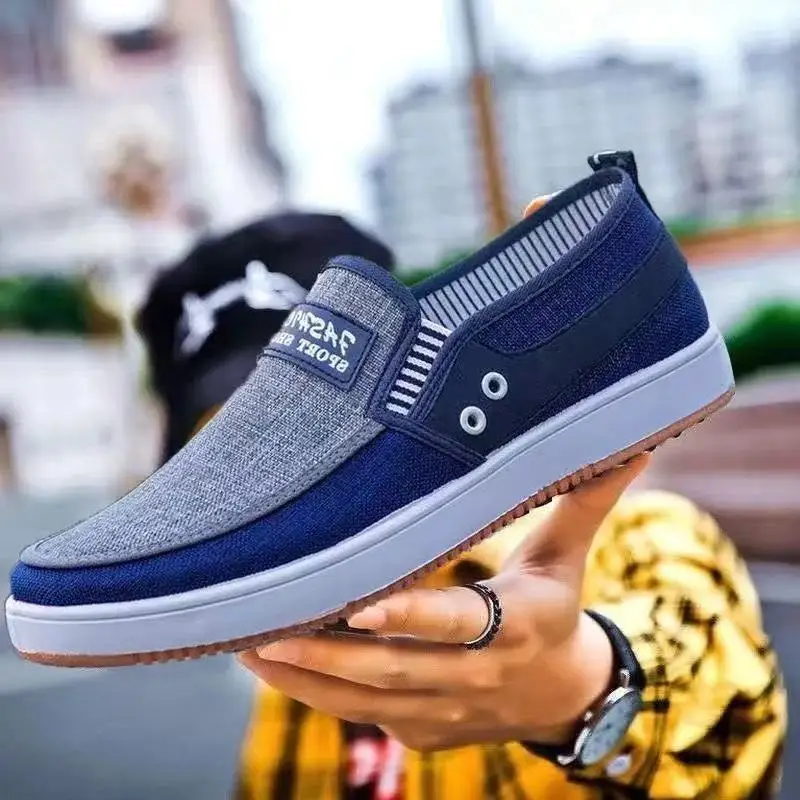Buy BLACK PANDA CLUB Latest Men's Shoes Casual Shoes Denim Shoes Canvas  Shoes Jeans Shoes Fashion Shoes Loafer Shoes Shoes for Men boy Sneakers  Black Blue Gray (43, Black) at Amazon.in