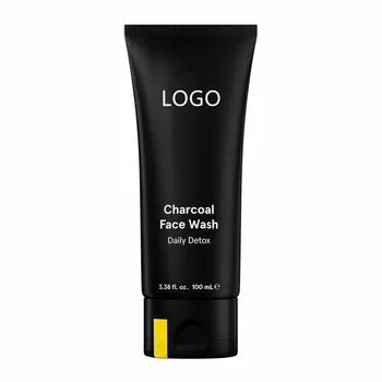 Private Label Anti-Aging Face Wash Cleanser for Men Deep Cleansing Acne-Charcoal Vegan Cream Herbal for Dry Anti-Wrinkle