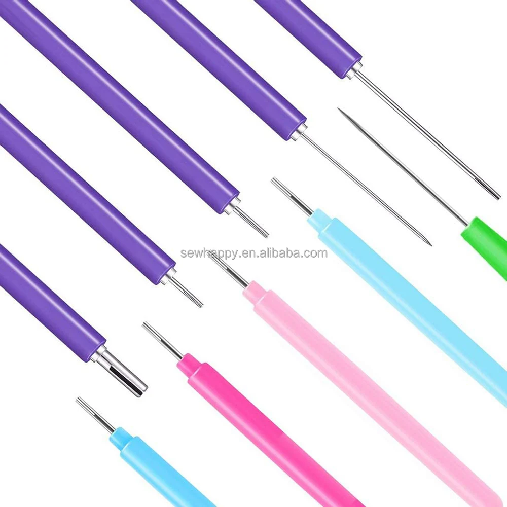 12pcs Paper Quilling Tools Slotted Kit Different Sizes Rolling Curling