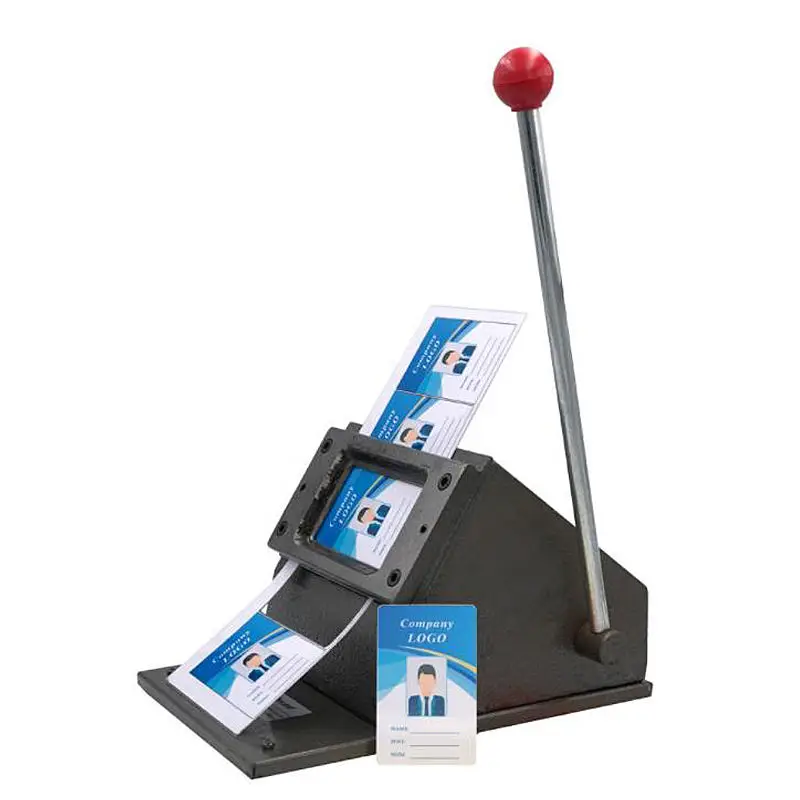 PVC Card Die Cutter Id Business Card Name Cutter Die Cutting Machine for Office Pvc Card Cutter Die
