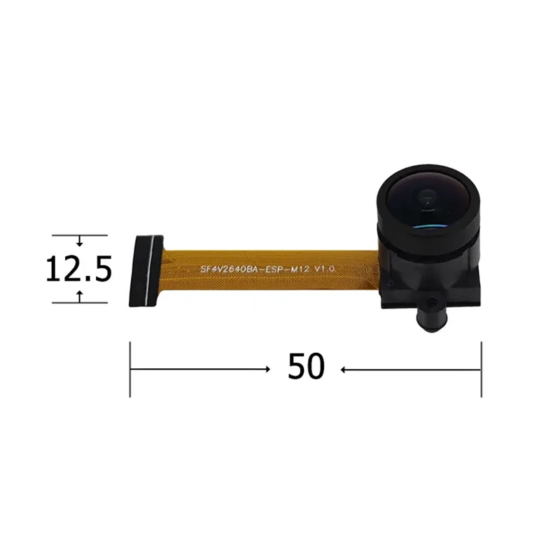 Mini DVP Interface OV2640 2MP Pixel Fixed Focus ESP32 CAM 24 Pin ESP 32 OV2640 CMOS Sensor Fisheye Wide Angle Lens Camera Module